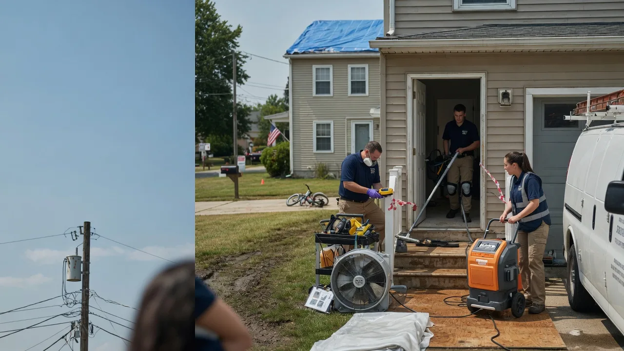 Water Damage Repair in Hamshire, TX near me